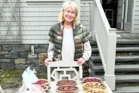 Martha Stewart Finishes Her Thanksgiving 'Pie Marathon' after Baking 30 Pies in Two Days