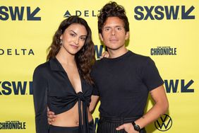 Camila Mendes and Rudy Mancuso at the premiere of "Música" as part of SXSW 2024 