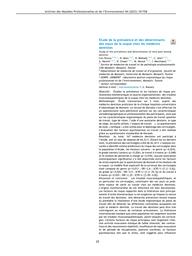 Etude de la prévalence et des déterminants des maux de la nuque chez les médecins dentistes.. 84 | RASSAS I.
