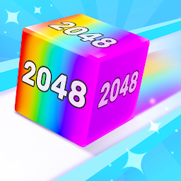 รูปไอคอน Chain Cube 2048: 3D Merge Game