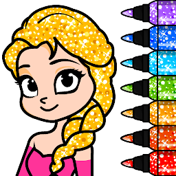 រូប​តំណាង Princess Coloring Book Games