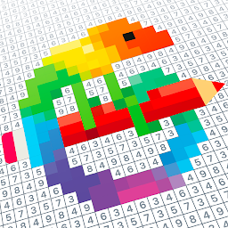 Ikonbilde Pixel Art - Fargelegging