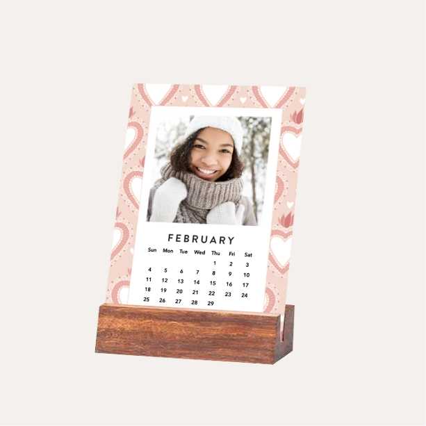 Wood Easel Calendar