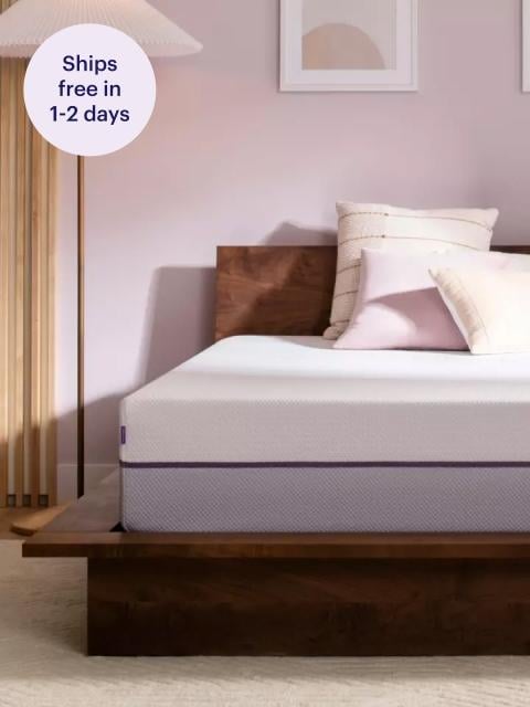 Purple Plus mattress bedroom