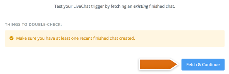 Test your LiveChat account