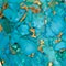 Elisa Gold Pendant Necklace in Bronze Veined Turquoise Magnesite