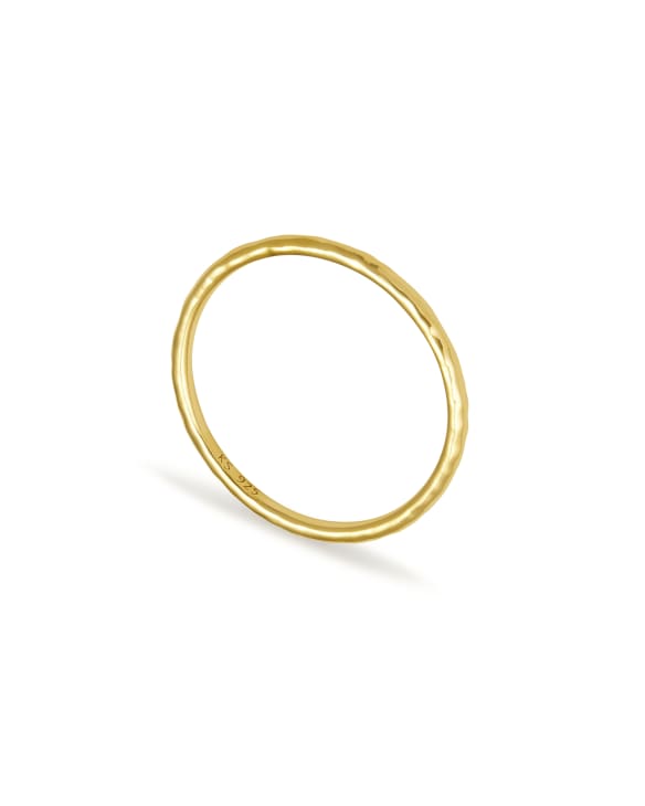 Larissa Band Ring in 18k Gold Vermeil 