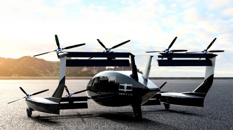 Hydrogen powered electrical vertical takeoff and landing aircraft.