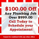 $100 Off Plumbing Special from Courtesy Plumbing