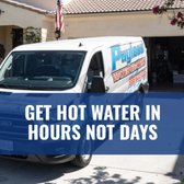 Get hot water in hours not days