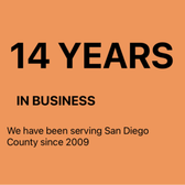 We service San Diego County