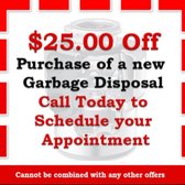 $25 Off Garbage Disposal installation - Courtesy Plumbing