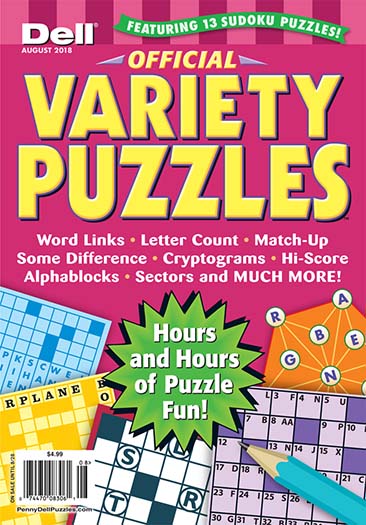 Latest issue of Dell Official Variety Puzzles