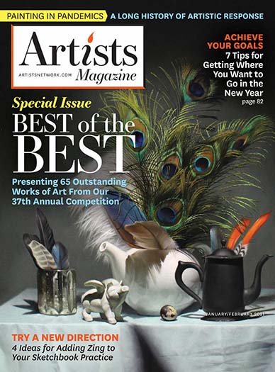 Artists magazine cover