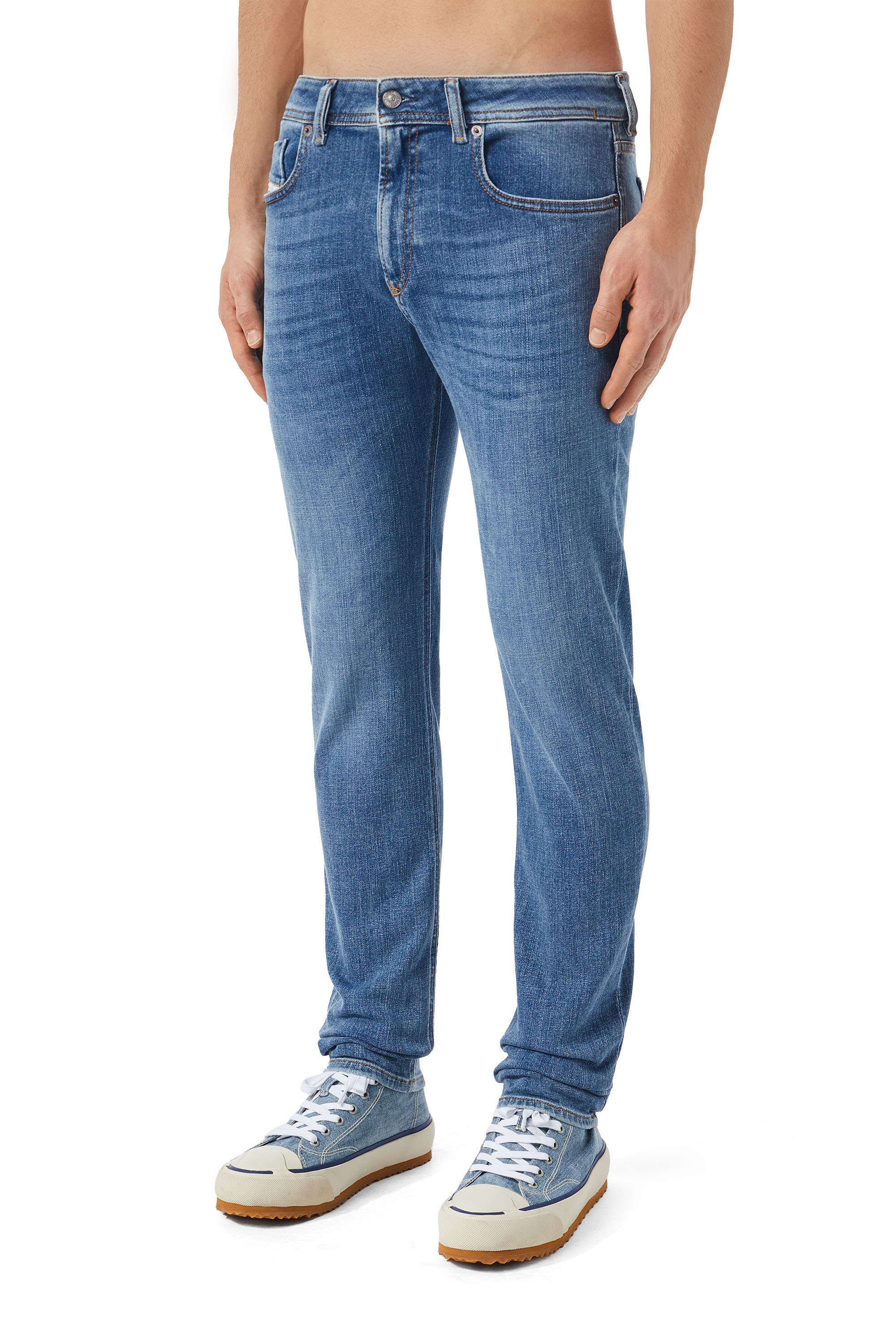 Diesel - Skinny Jeans 1979 Sleenker 09C01, Medium blue - Image 6