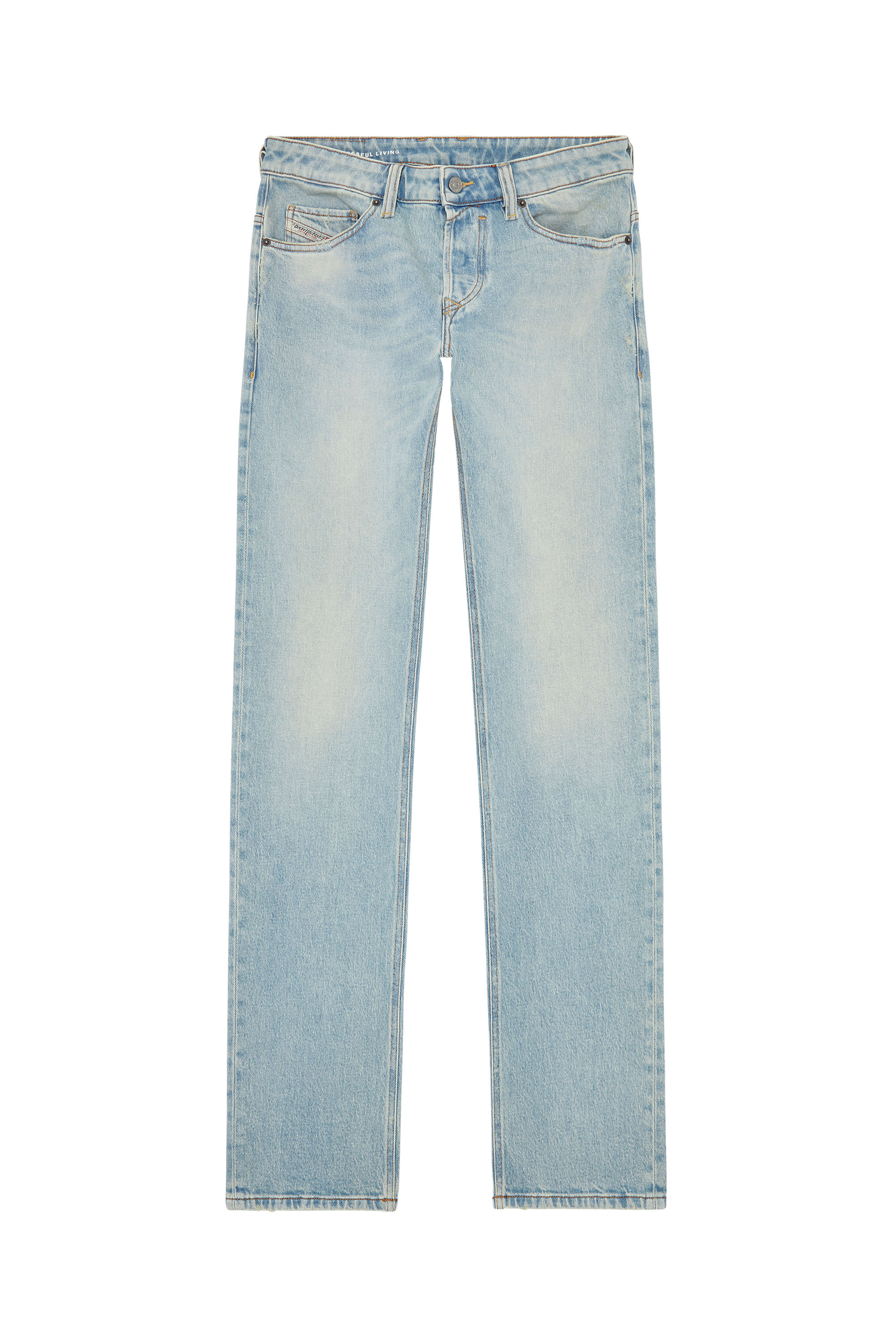 Diesel - Straight Jeans Safado 09H41, Light Blue - Image 3