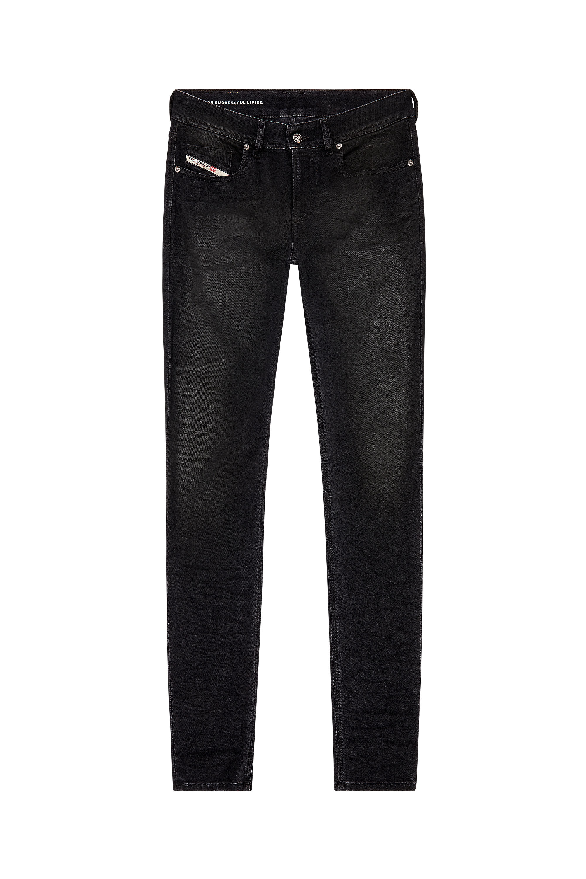 Diesel - Skinny Jeans 1979 Sleenker 09H94, Black/Dark grey - Image 3