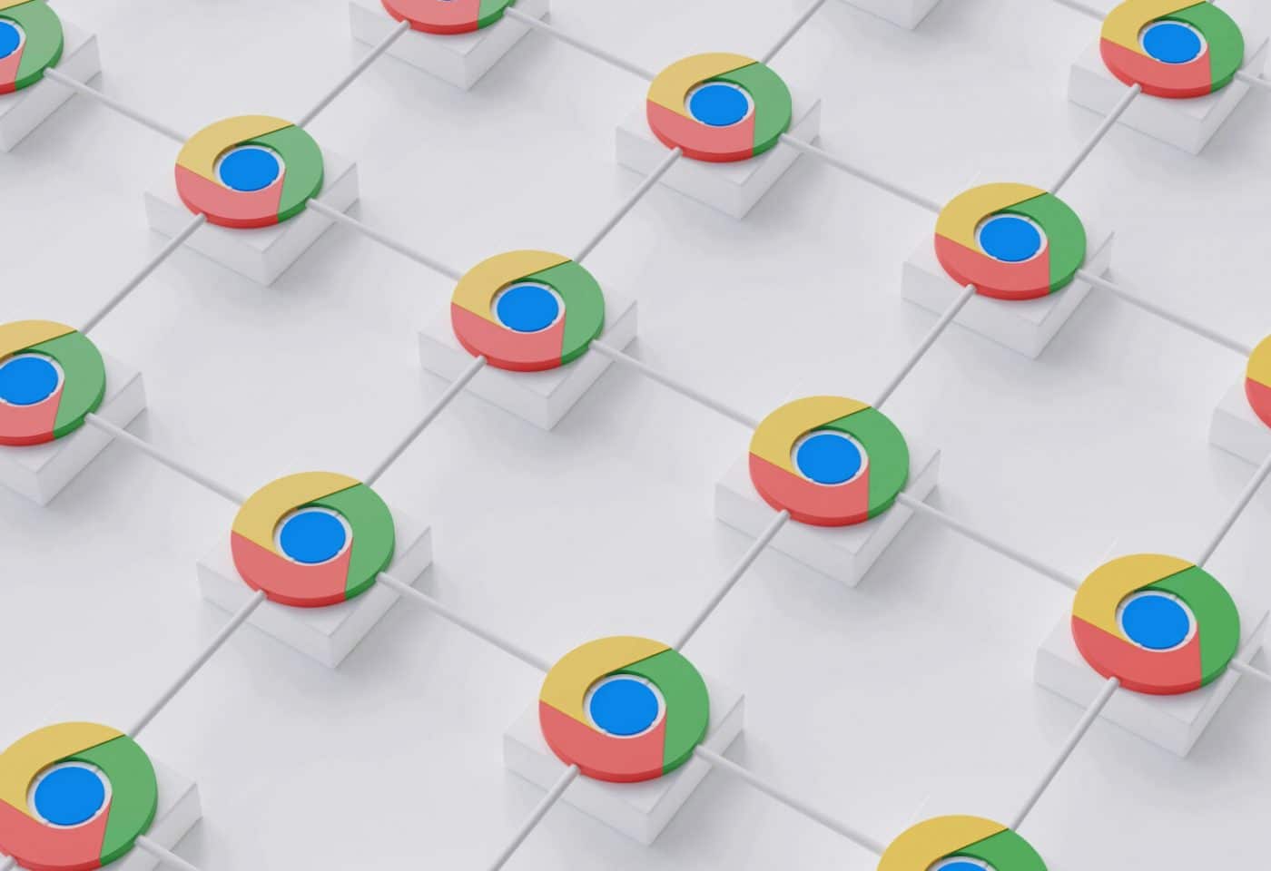 Le logo de Google Chrome.