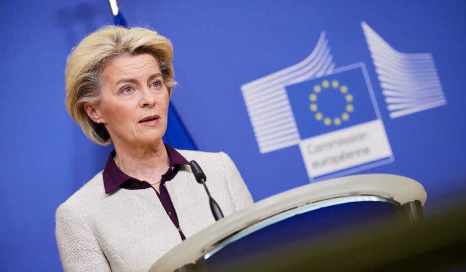 Ursula von der Leyen, présidente de la Commission européenne.