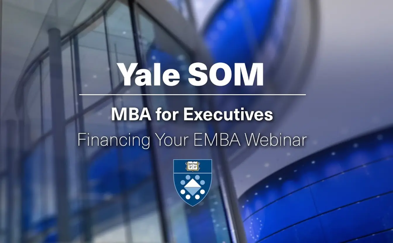 Preview image for the video "Financing Your EMBA Webinar".