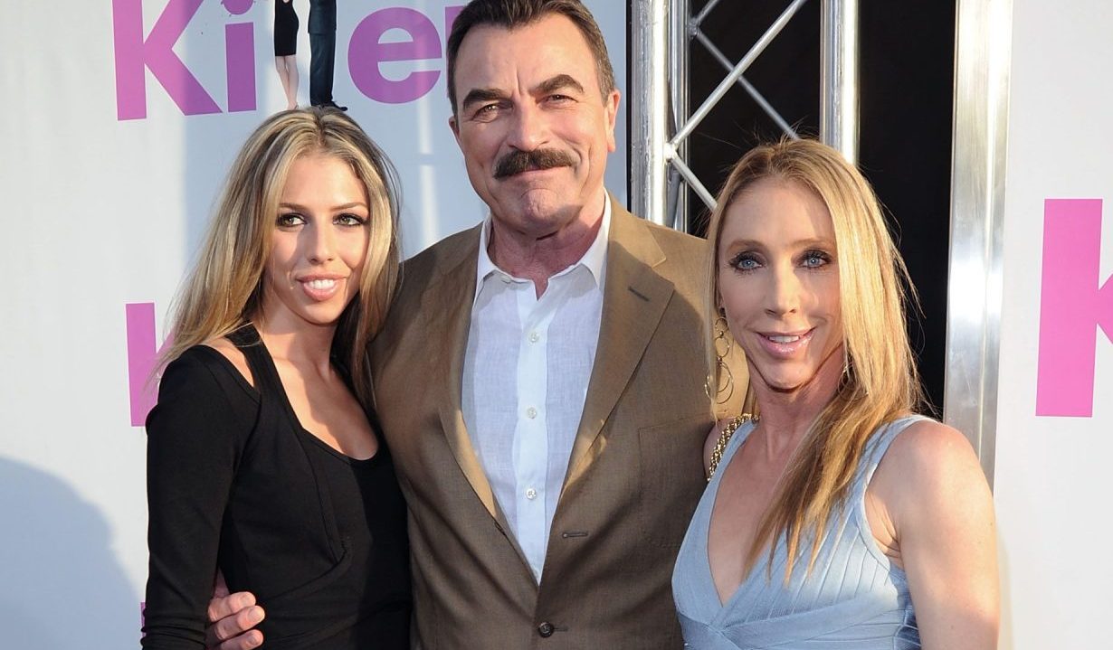 HOLLYWOOD - JUNE 01: Actor Tom Selleck (c), wife Jillie Mack (r) and daughter Hannah Selleck arrive at the Los Angeles Premiere "Killers" at the ArcLight Cinemas Cinerama Dome on June 1, 2010 in Hollywood, California. (Photo by Jon Kopaloff/FilmMagic)