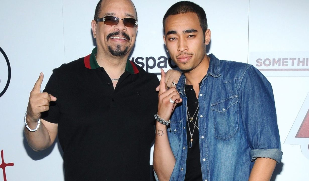 HOLLYWOOD, CA - JUNE 05: Ice-T and his son Ice Marrow arrive at the LA Premiere of Ice-T's directorial debut film "Something From Nothing: The Art Of Rap" at ArcLight Cinemas on June 5, 2012 in Hollywood, California. (Photo by Araya Doheny/FilmMagic)