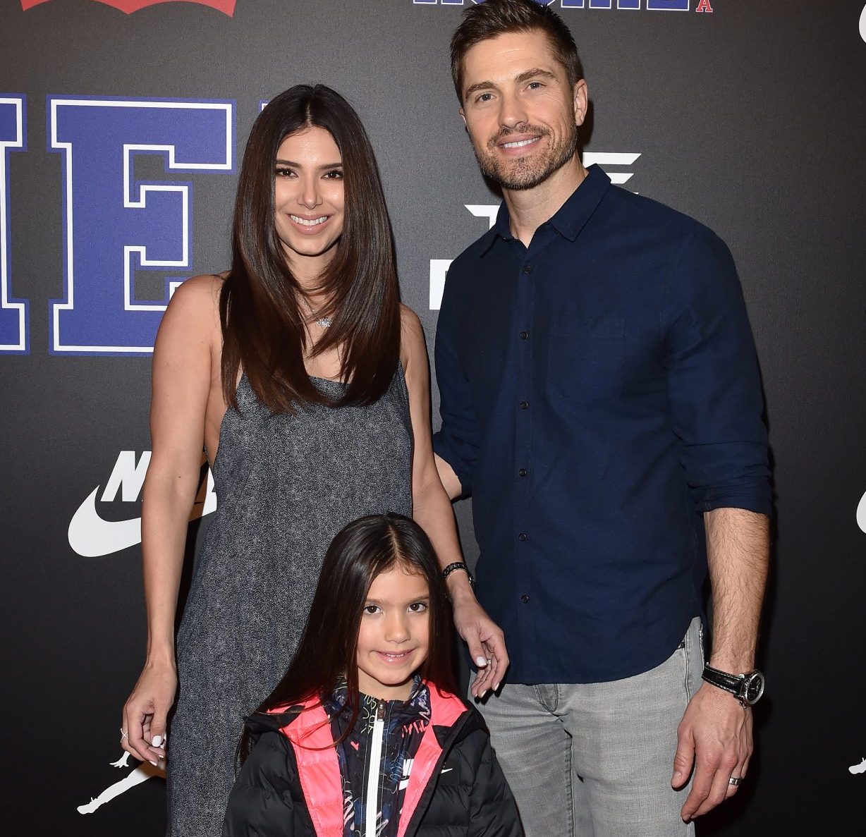 LOS ANGELES, CA - FEBRUARY 15: Actors Roselyn Sanchez, Eric Winter and daughter Sebella Rose Winter attend ROOKIE USA Fashion Show at Milk Studios on February 15, 2018 in Los Angeles, California. (Photo by Axelle/Bauer-Griffin/FilmMagic)