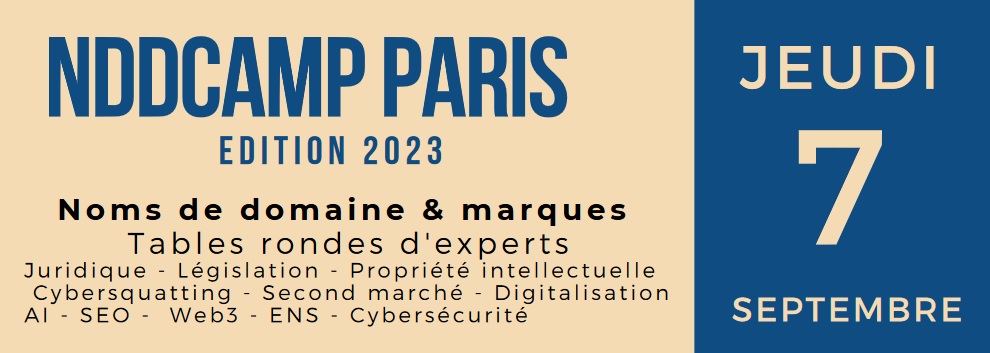 La rentrée des noms de domaine se fait au NDDCAMP Paris 2023