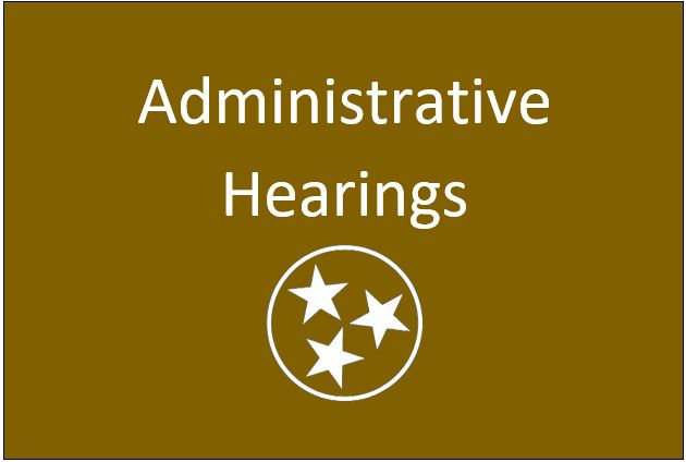 Administrative Hearings 