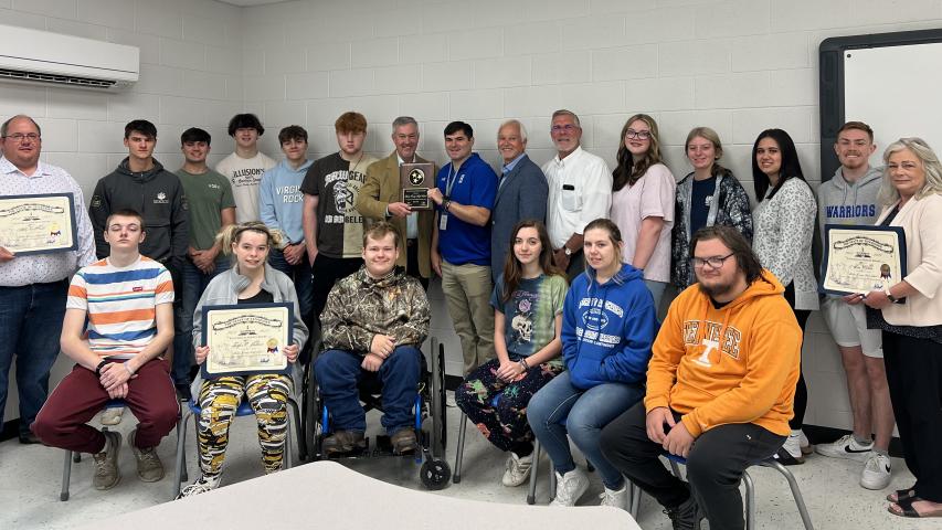 Bledsoe County High School Receives Secretary of State’s Anne Dallas Dudley Voter Registration Award