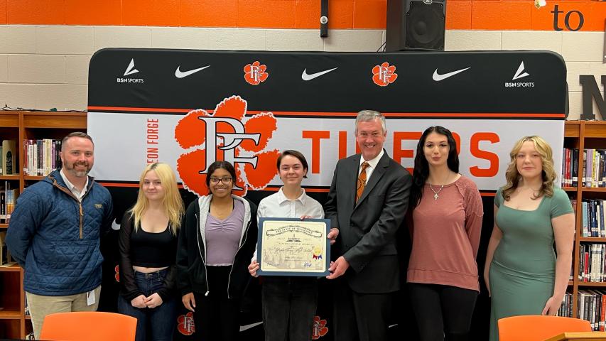  Pigeon Forge High School Receives Secretary of State’s Anne Dallas Dudley Voter Registration Award