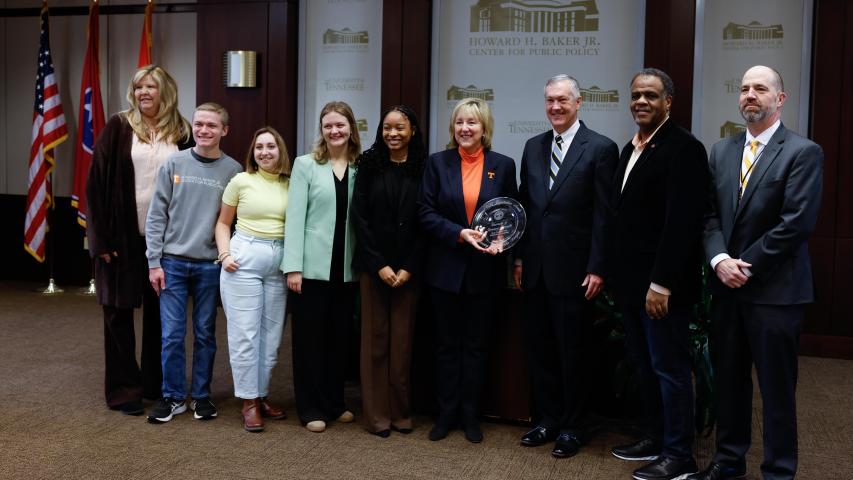 University of Tennessee, Knoxville Receives Secretary of State’s Tennessee College Voter Registration Competition Award