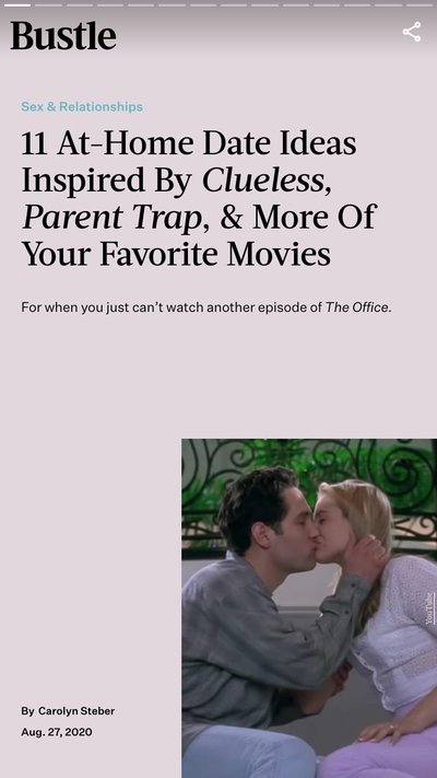 Paul Rudd and Alicia Silverstone kissing from the movie Clueless