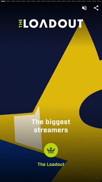 Abstract shapes with text "The biggest streamers"