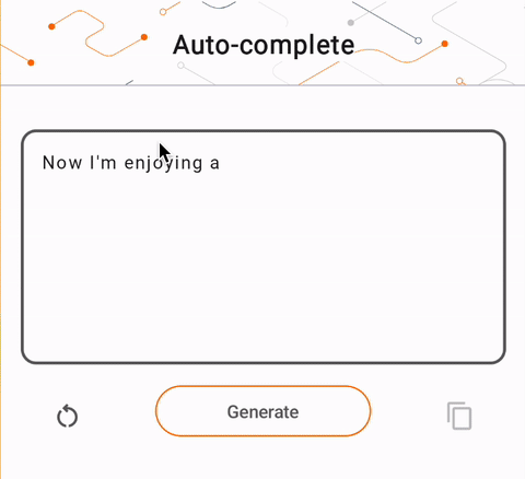 Autocomplete with PaLM