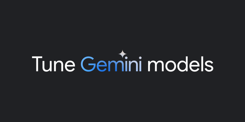 Tune Gemini Pro in Google AI Studio or with the Gemini API