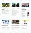 This image shows a gallery of different kinds of News Showcase panels from publishers in Mexico including what panels for linked posts, timelines and related links would look like.