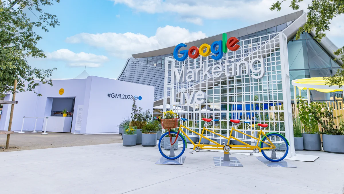 Image of the Google Marketing Live event building
