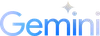 Gemini logo in a blue gradient color