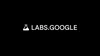 a black frame with a beaker that reads Labs.Google and linking to a YouTube video