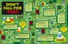 A two-page puzzle in the magazine titled ‘Don’t fall for fake!’ It features eight multiple choice questions to help kids spot the signs of a potential scam, and it’s illustrated to look like a circuit board.