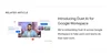 An image showing new Duet AI features in Google Workspace with text to the right saying: 'Introducing Duet AI for Google Workspace: We’re embedding Duet AI across Google Workspace to help users and teams do their best work.'