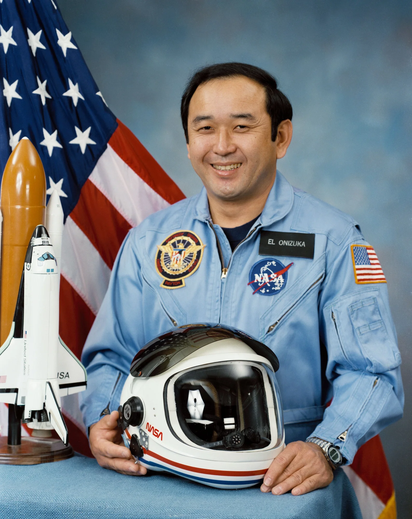 Picture of Ellison Onizuka, the first Asian American to fly in space