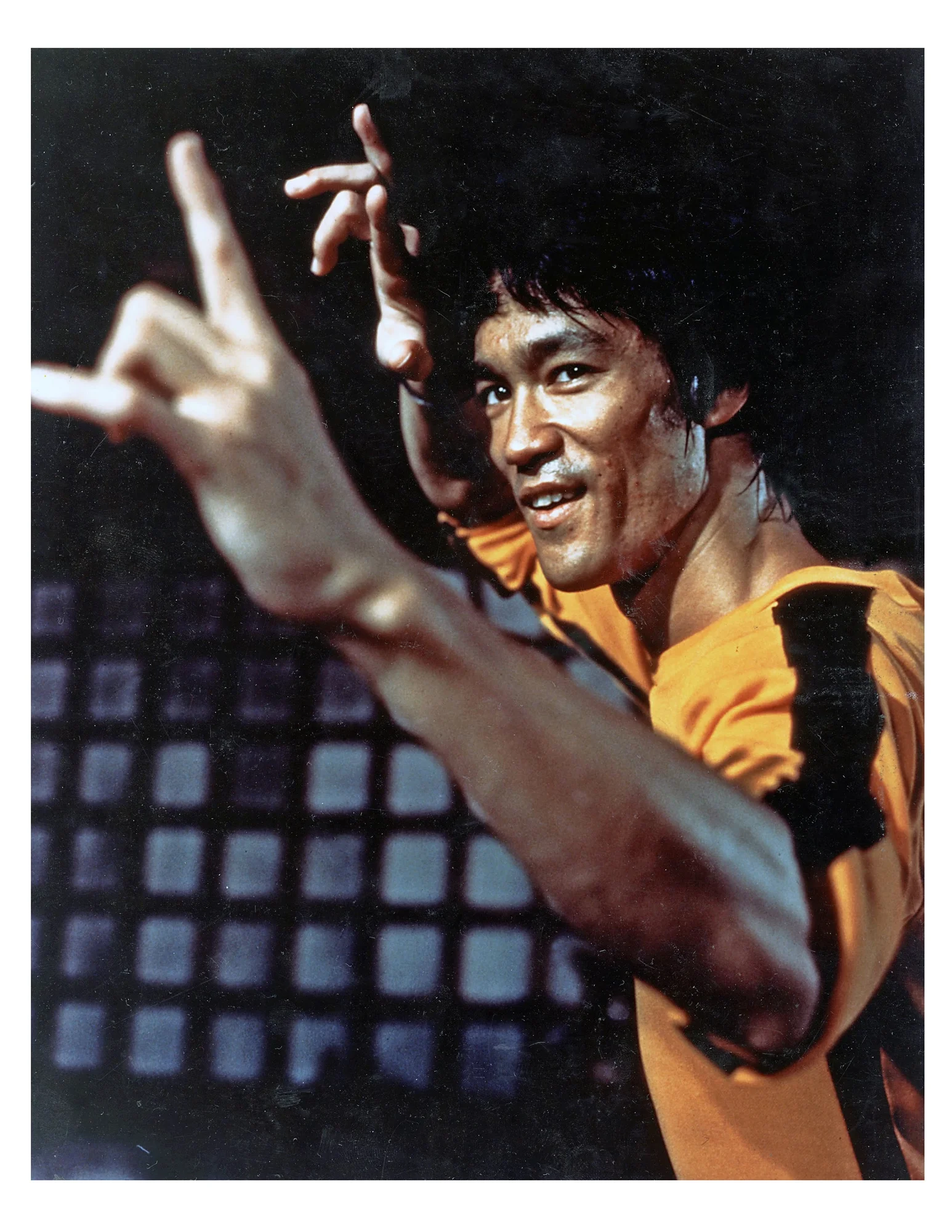 Photo of Bruce Lee in 1972's in "Game Of Death".
