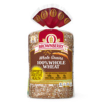 Brownberry 100% Whole Wheat Sliced Bread, 24 Ounce