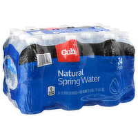 Cub Spring Water, Natural, 16.9 fl oz Bottles, 24 Each