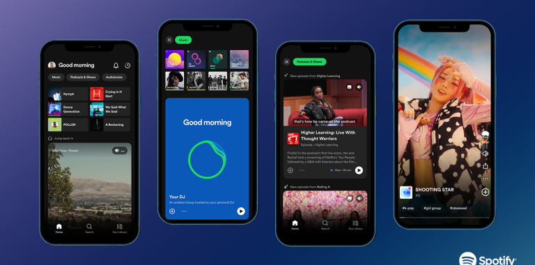Spotify new Home Feed