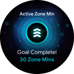 Active Zone Minutes Goal Met