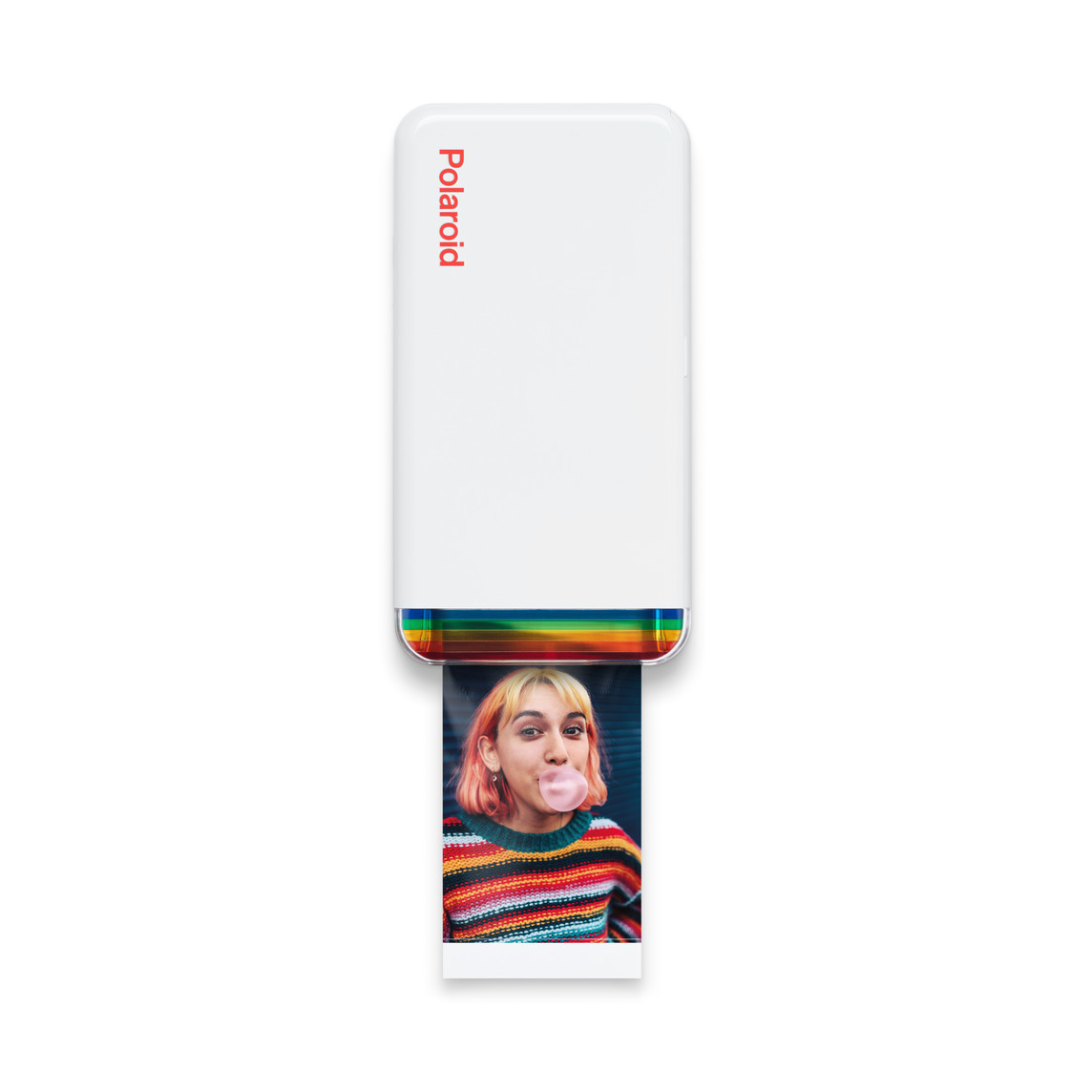 Der Polaroid Hi-Print 2x3 Fotodrucker verwandelt die Aufnahmen deiner iPhone Fotomediathek in hochwertige Farbdrucke.