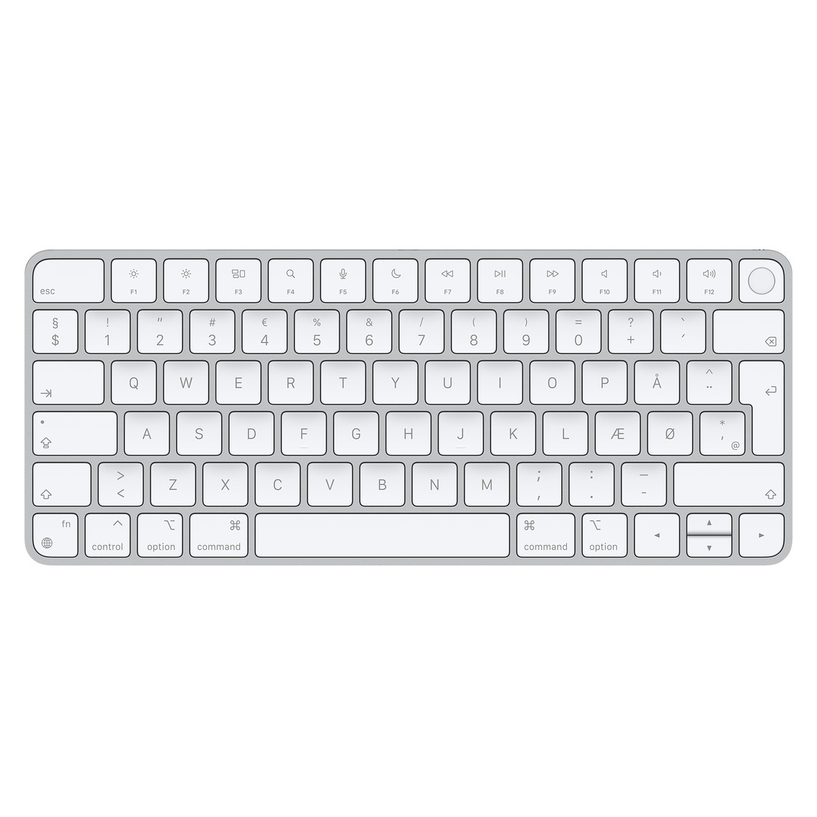 Sans fil et rechargeable, le Magic Keyboard avec Touch ID vous garantit une frappe d’un confort et d’une précision remarquables.
